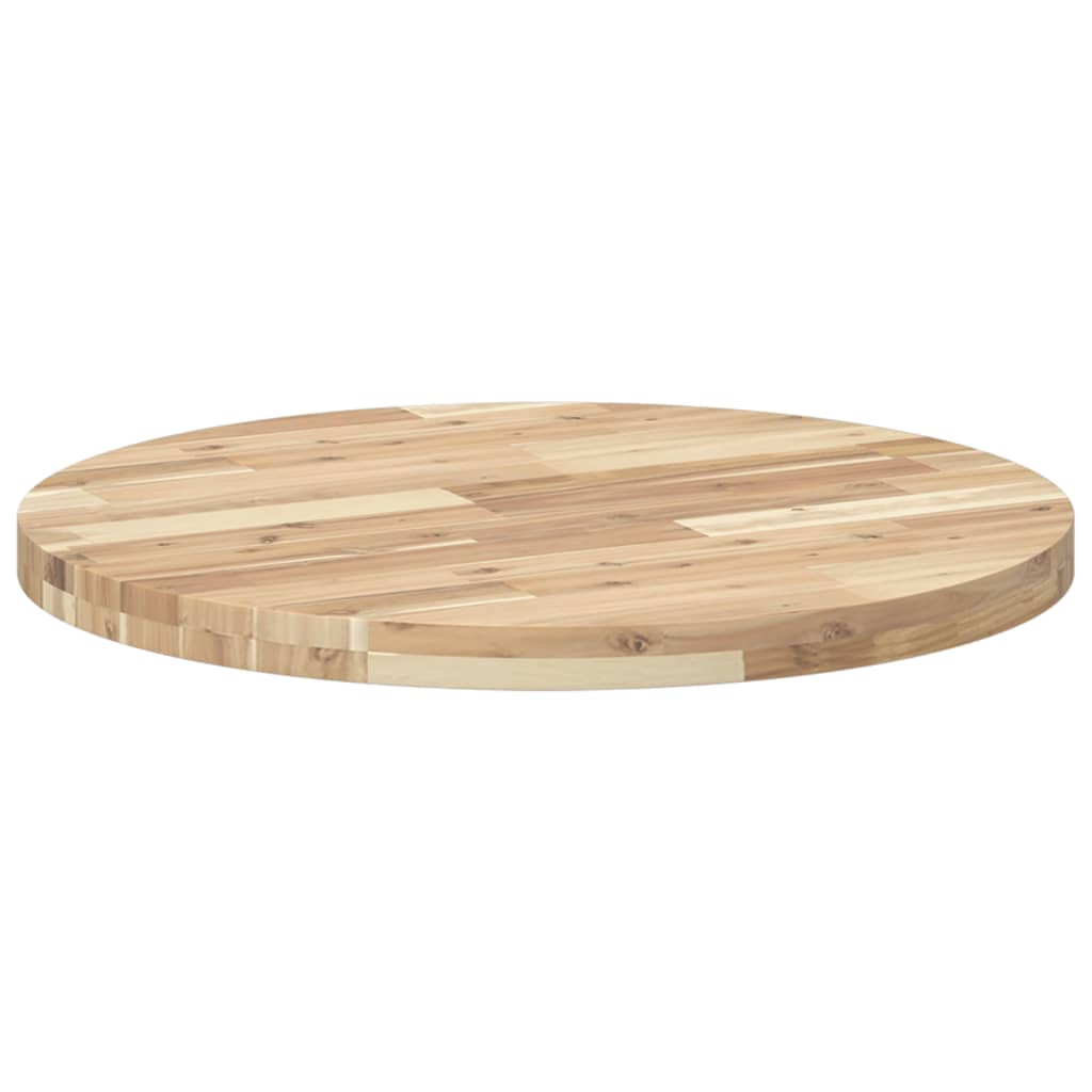 Tafelblad rond ø˜ 70x4 cm massief acaciahout