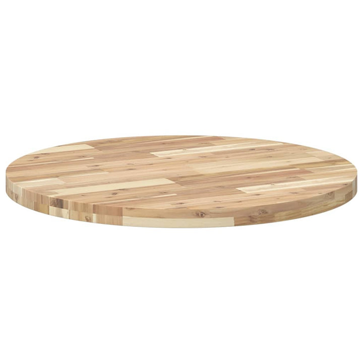 Tafelblad rond ø˜ 80x4 cm massief acaciahout