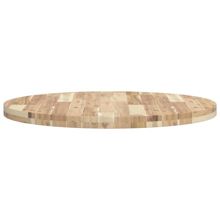 Tafelblad rond ø˜ 80x4 cm massief acaciahout