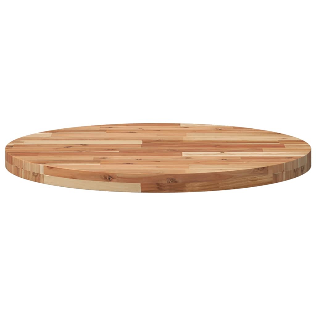 Tafelblad rond ø˜ 70x4 cm massief acaciahout