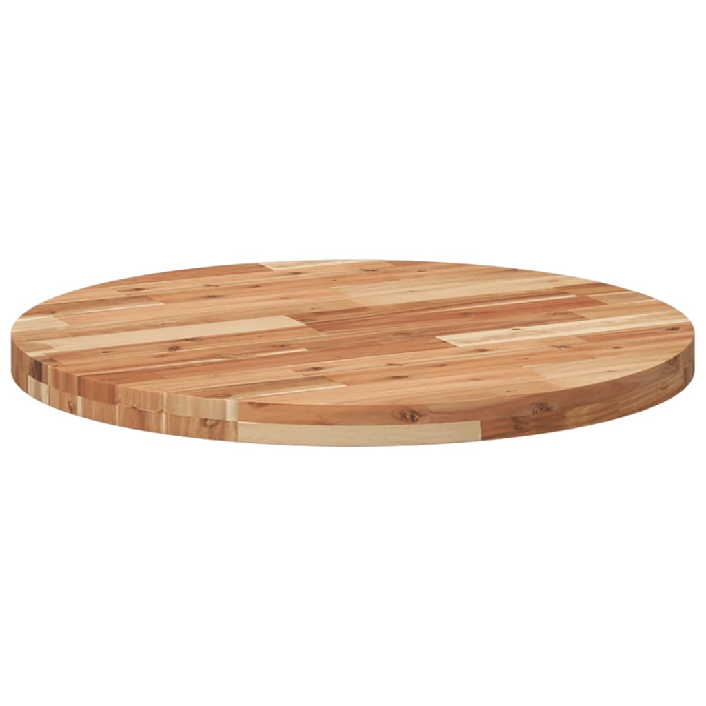 Tafelblad rond ø˜ 70x4 cm massief acaciahout