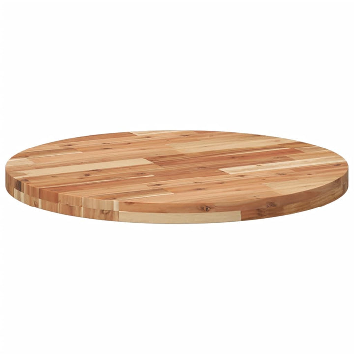 Tafelblad rond ø˜ 70x4 cm massief acaciahout