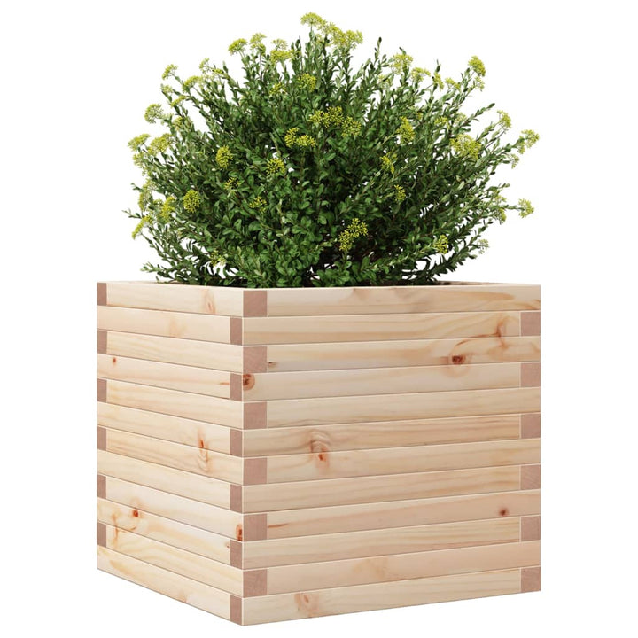 Plantenbak 50x50x46 cm massief grenenhout