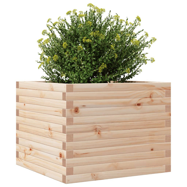 Plantenbak 60x60x46 cm massief grenenhout