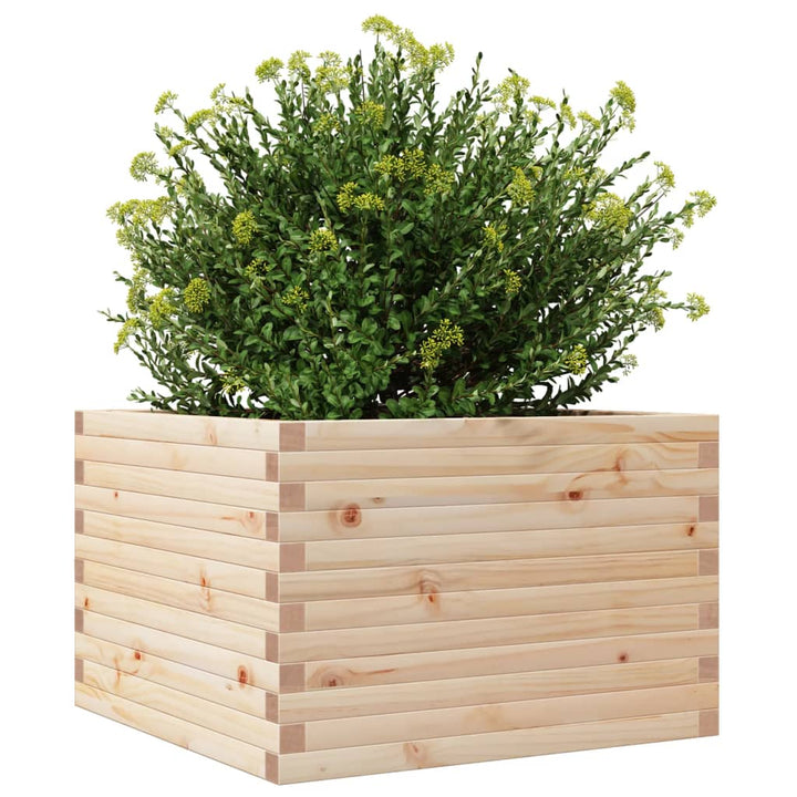 Plantenbak 70x70x46 cm massief grenenhout