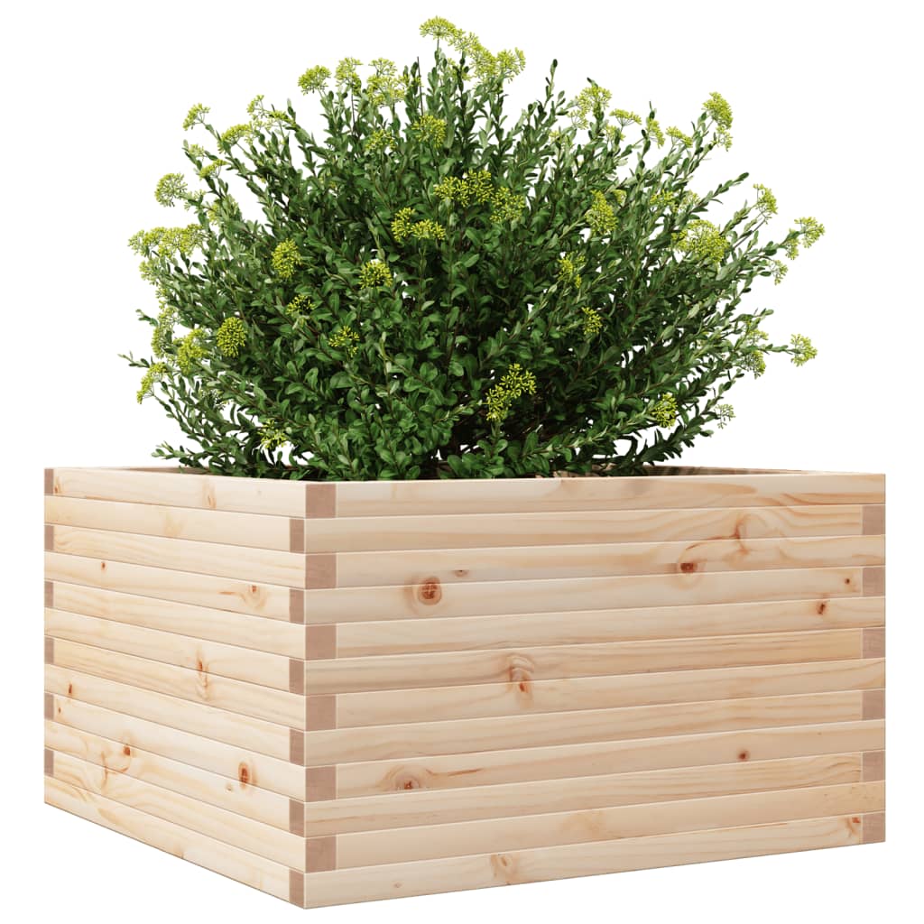 Plantenbak 80x80x46 cm massief grenenhout