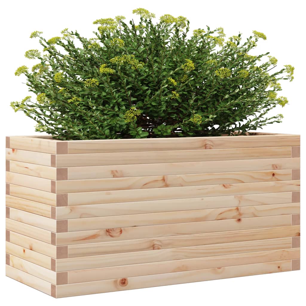 Plantenbak 90x40x46 cm massief grenenhout