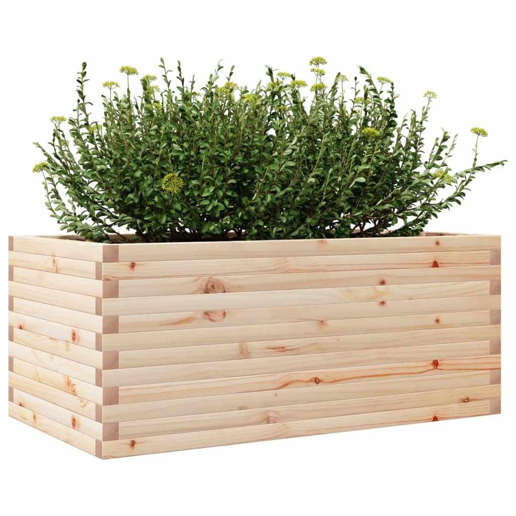 Plantenbak 110x60x46 cm massief grenenhout