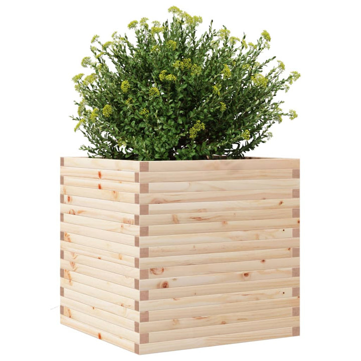 Plantenbak 70x70x68,5 cm massief grenenhout