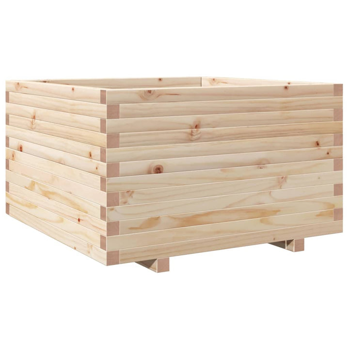 Plantenbak 80x80x49,5 cm massief groenhout