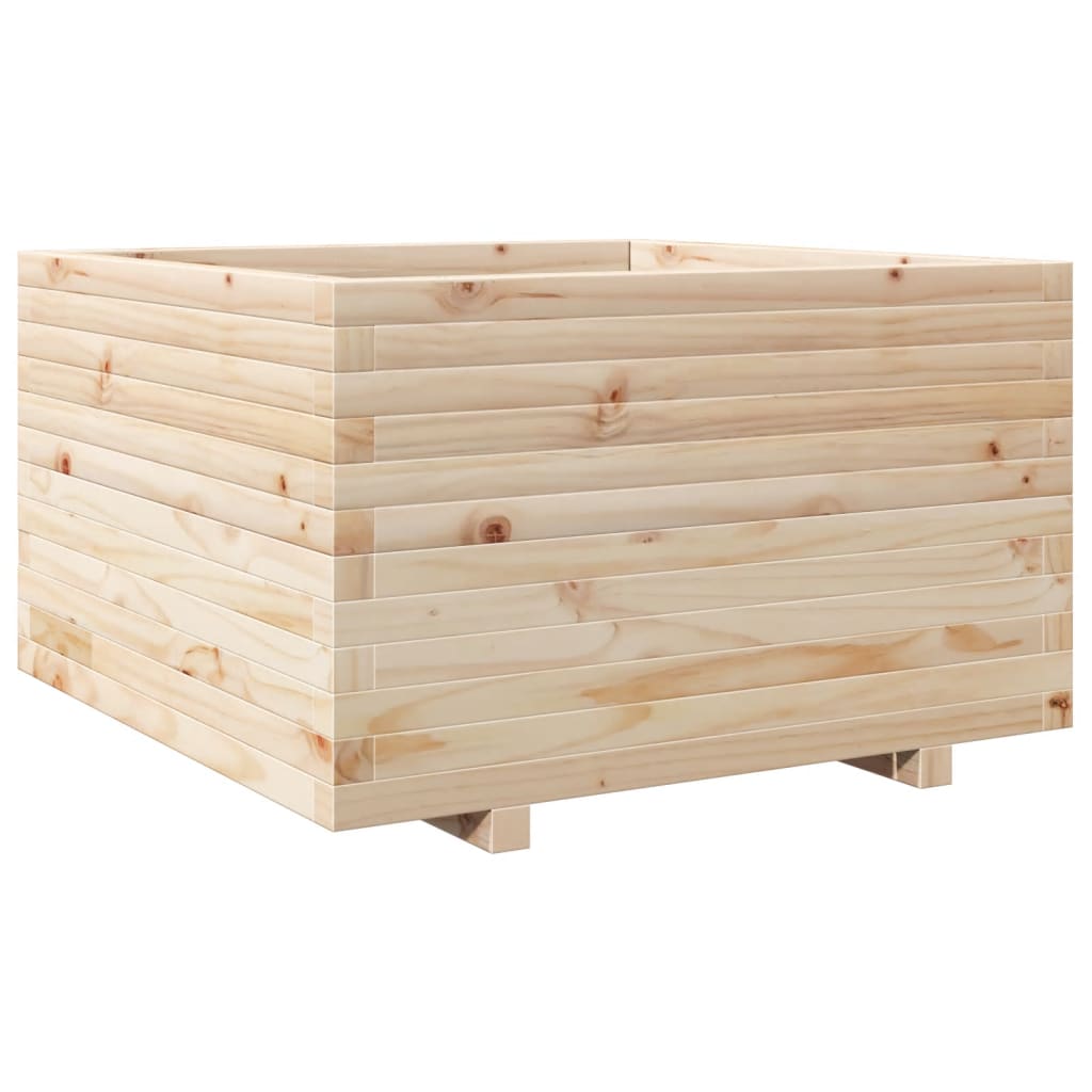 Plantenbak 80x80x49,5 cm massief groenhout