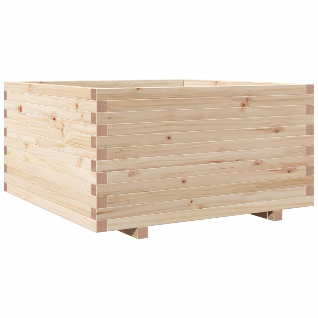 Plantenbak 90x90x49,5 cm massief grenenhout