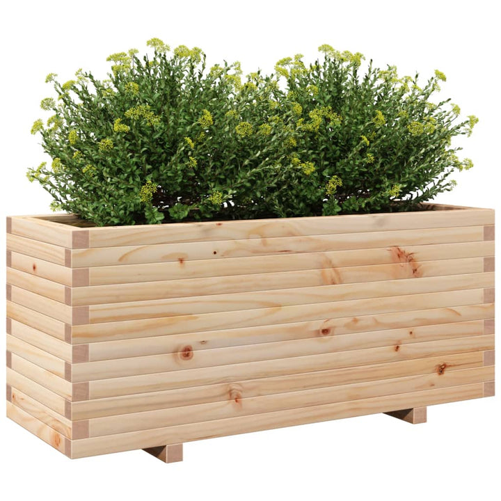 Plantenbak 110x40x49,5 cm massief grenenhout