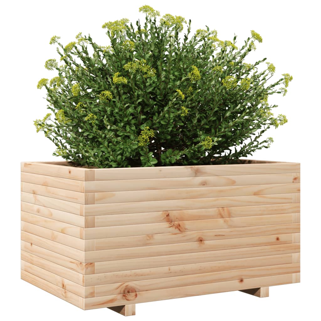 Plantenbak 90x60x49,5 cm massief grenenhout