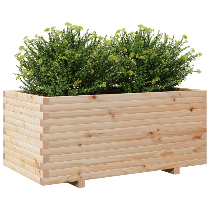 Plantenbak 110x60x49,5 cm massief grenenhout