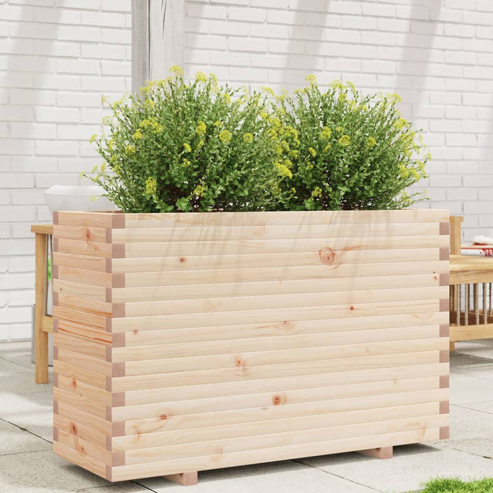 Plantenbak 110x40x72,5 cm massief grenenhout