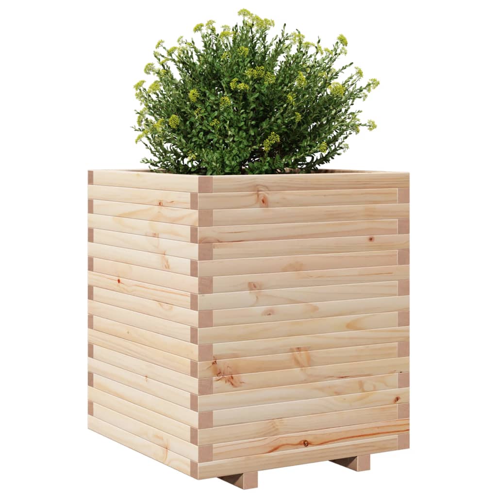 Plantenbak 60x60x72 cm massief grenenhout