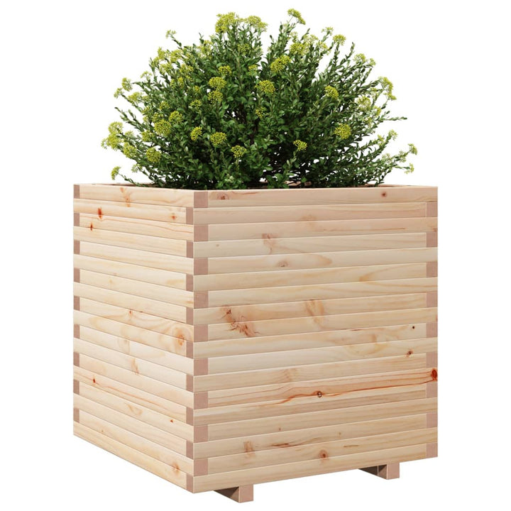 Plantenbak 70x70x72 cm massief grenenhout