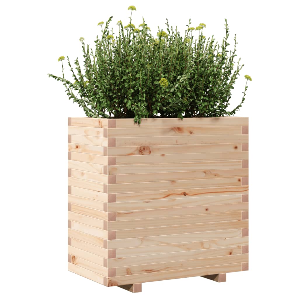 Plantenbak 70x40x72 cm massief groenhout