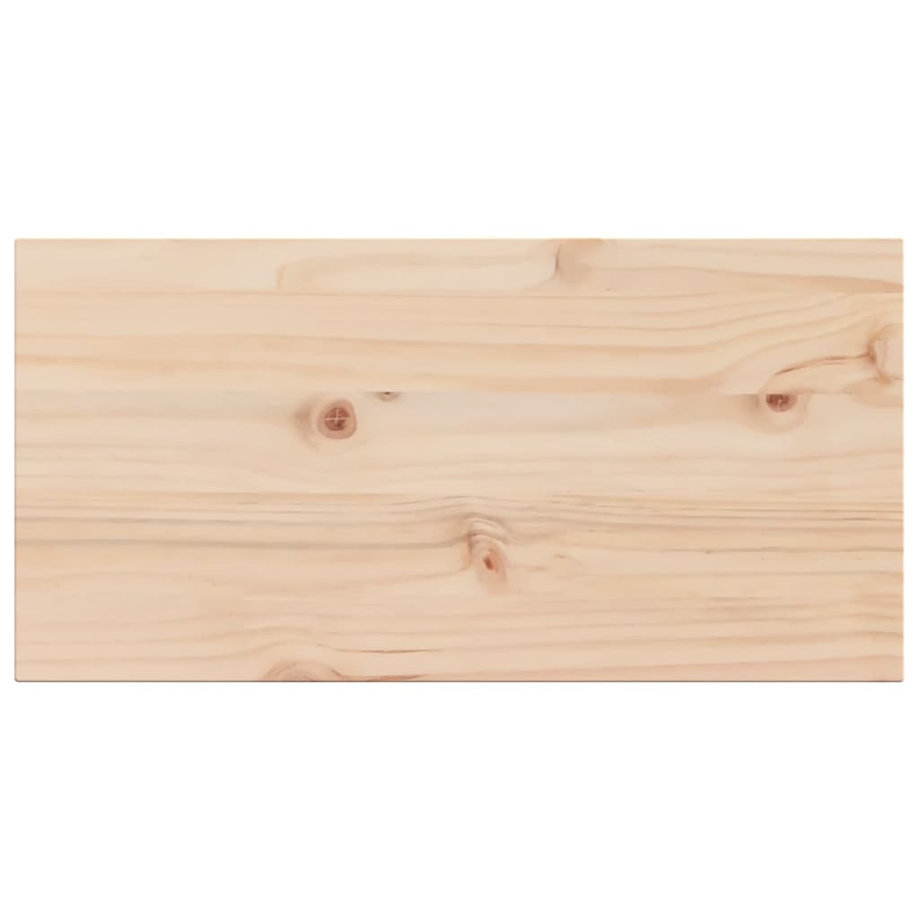 Tafelbladen 2 st rechthoekig 70x35x1,7 cm massief grenenhout