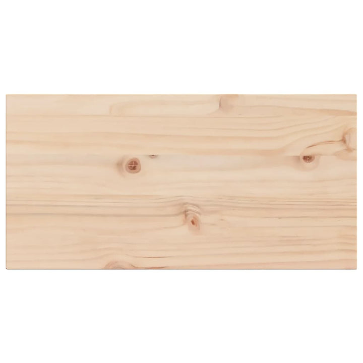 Tafelbladen 2 st rechthoekig 60x30x2,5 cm massief grenenhout