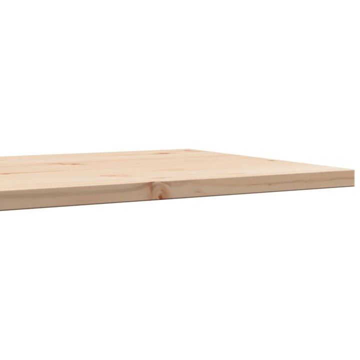 Tafelblad rechthoekig 80x50x2,5 cm massief grenenhout