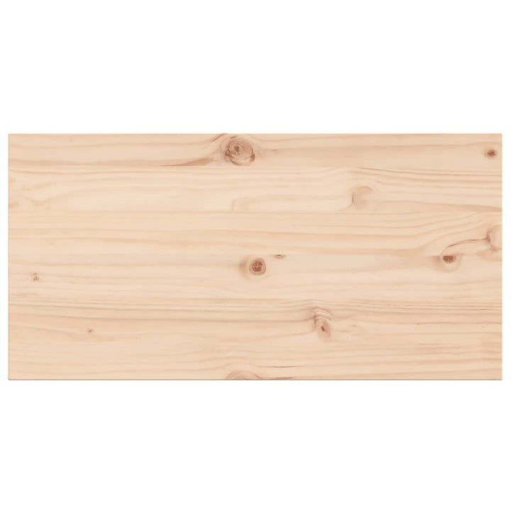 Tafelbladen 2 st rechthoekig 90x45x2,5 cm massief grenenhout