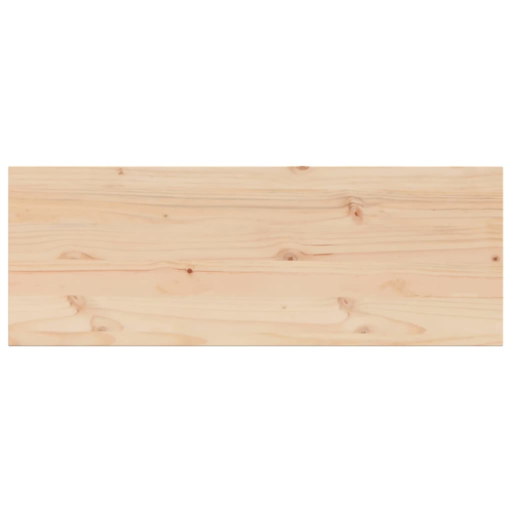 Tafelblad rechthoekig 110x40x2,5 cm massief grenenhout
