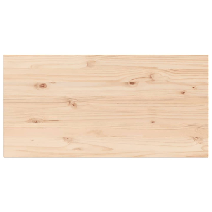 Tafelbladen 4 st rechthoekig 100x50x2,5 cm massief grenenhout