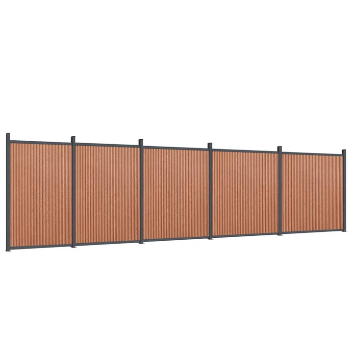 Schuttingpaneel 872x186 cm HKC bruin