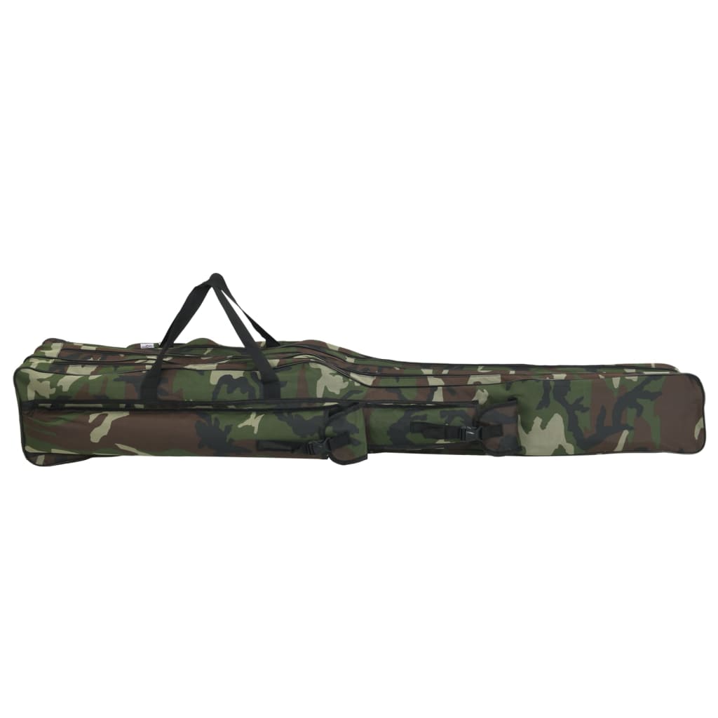 Hengeltas 150 cm camouflage oxford stof groen