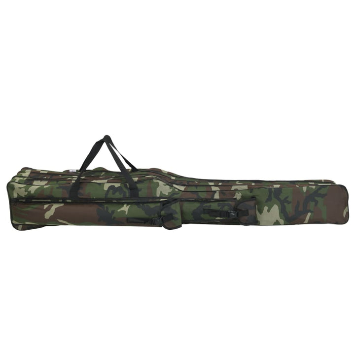 Hengeltas 150 cm camouflage oxford stof groen