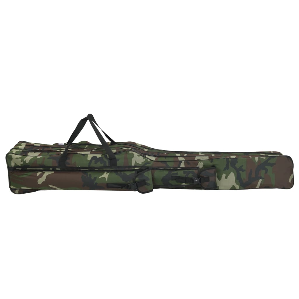 Hengeltas 160 cm camouflage oxford stof groen