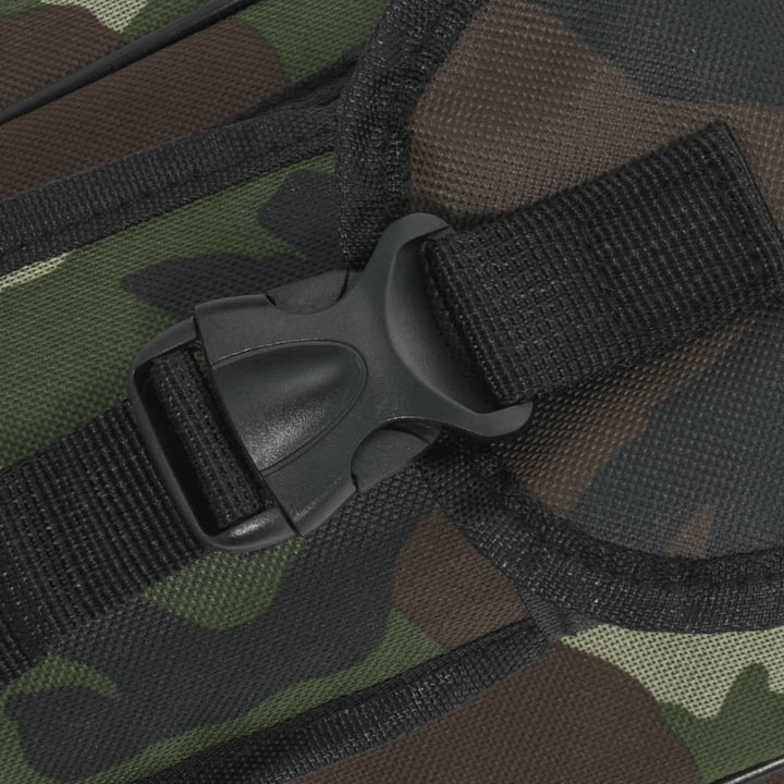 Hengeltas 160 cm camouflage oxford stof groen