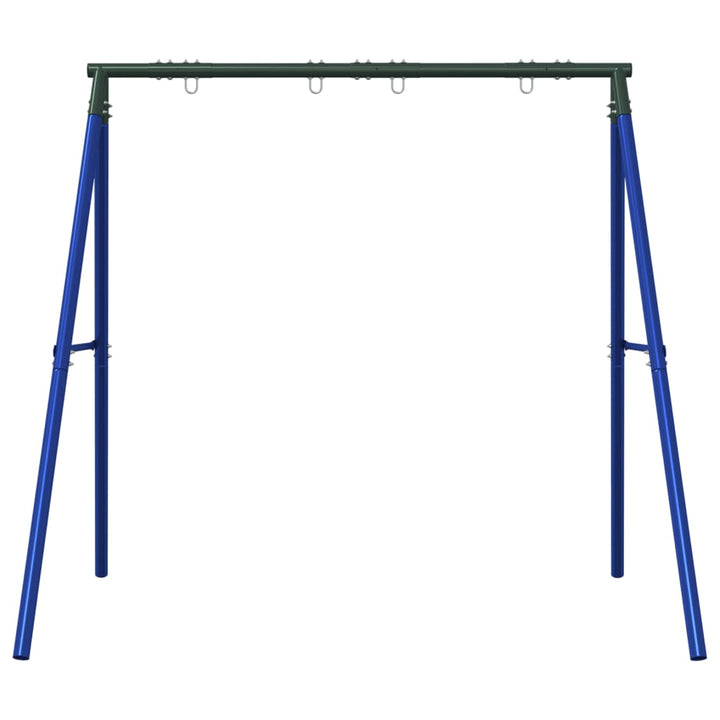 Schommelframe voor buiten met 4 ophanghaken staal blauw