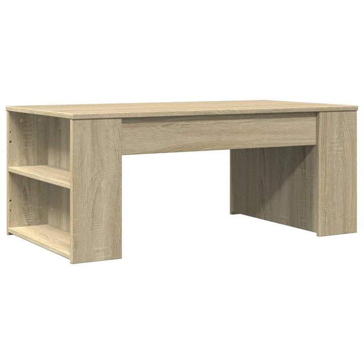 Salontafel 102x55x42 cm bewerkt hout sonoma eikenkleurig