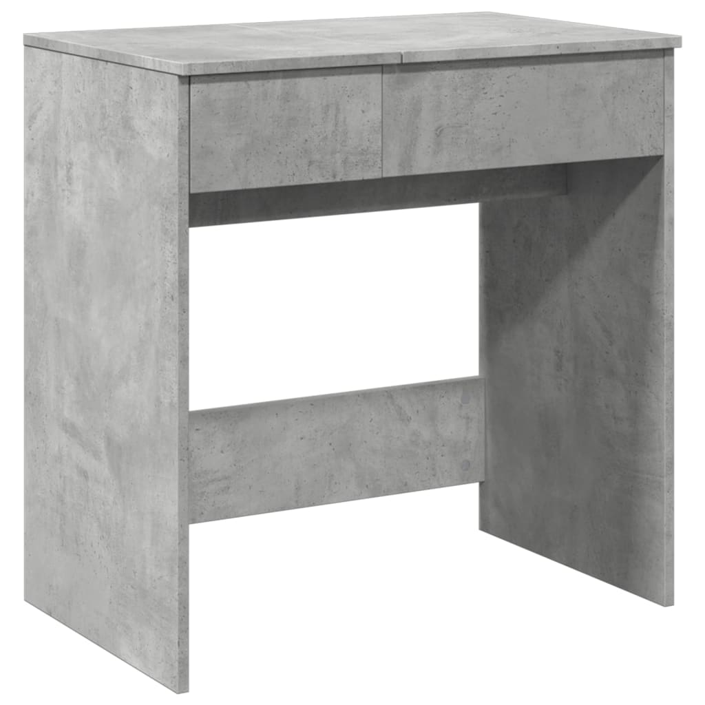 Kaptafel met spiegel 73x46,5x120 cm betongrijs