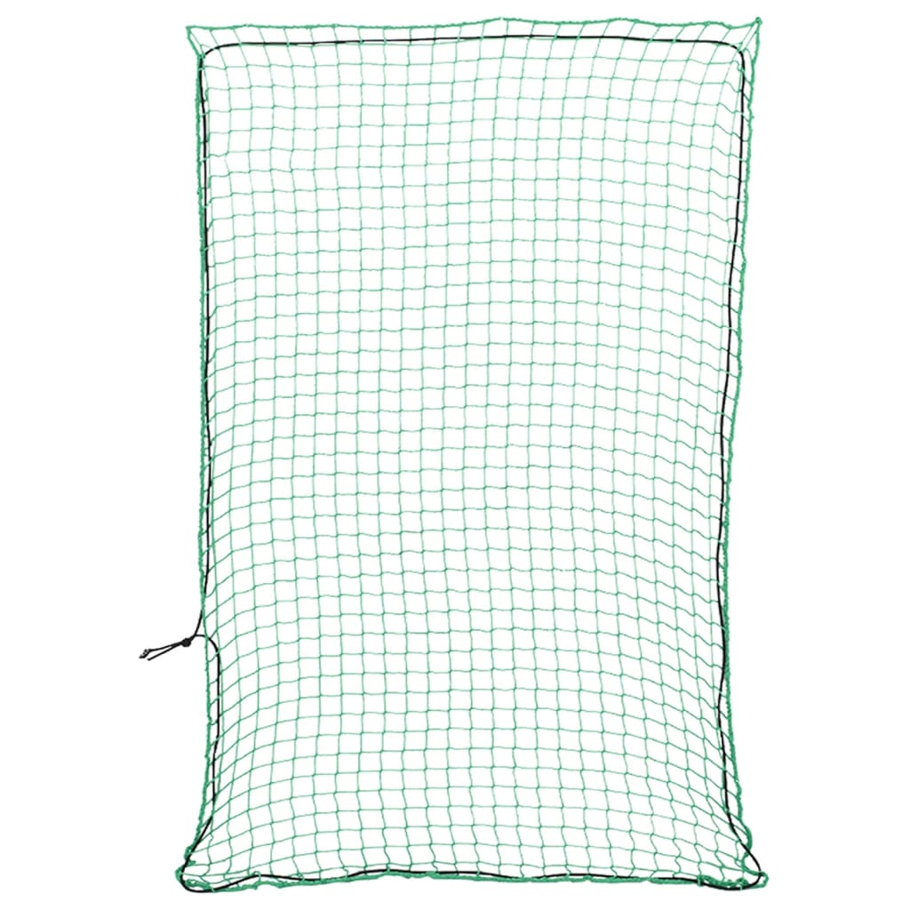 Aanhangwagennet elastisch touw 2,2x1,5 m polypropeen groen