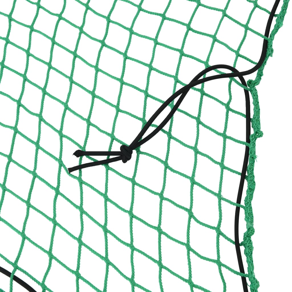 Aanhangwagennet elastisch touw 2,2x1,5 m polypropeen groen