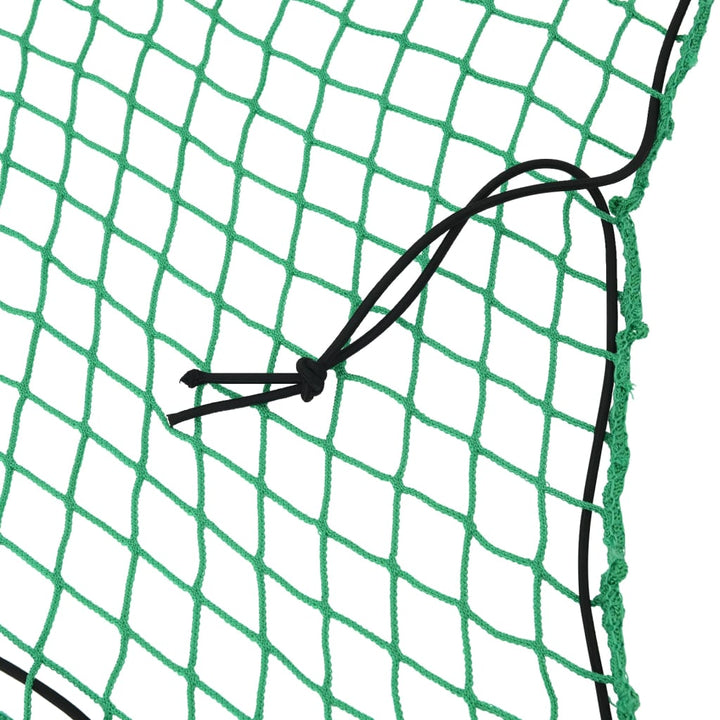 Aanhangwagennet elastisch touw 2,2x1,5 m polypropeen groen