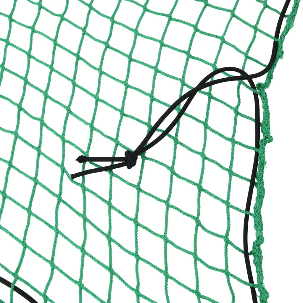 Aanhangwagennet elastisch touw 2,5x1,5 m polypropeen groen