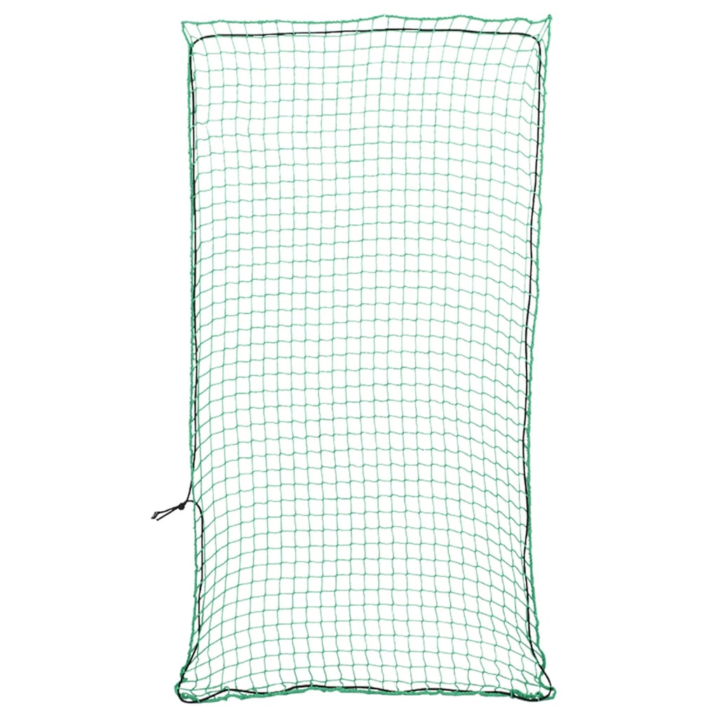 Aanhangwagennet elastisch touw 8x3,5 m polypropeen groen