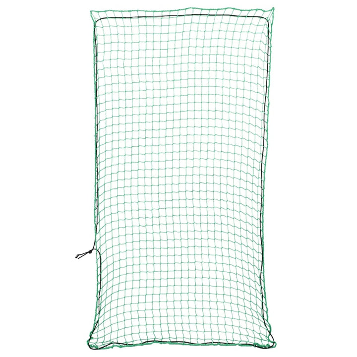 Aanhangwagennet elastisch touw 8x3,5 m polypropeen groen