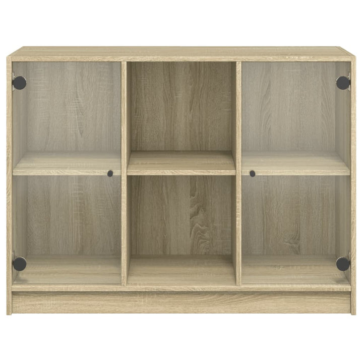 Dressoir 102x37x75,5 cm bewerkt hout sonoma eikenkleurig