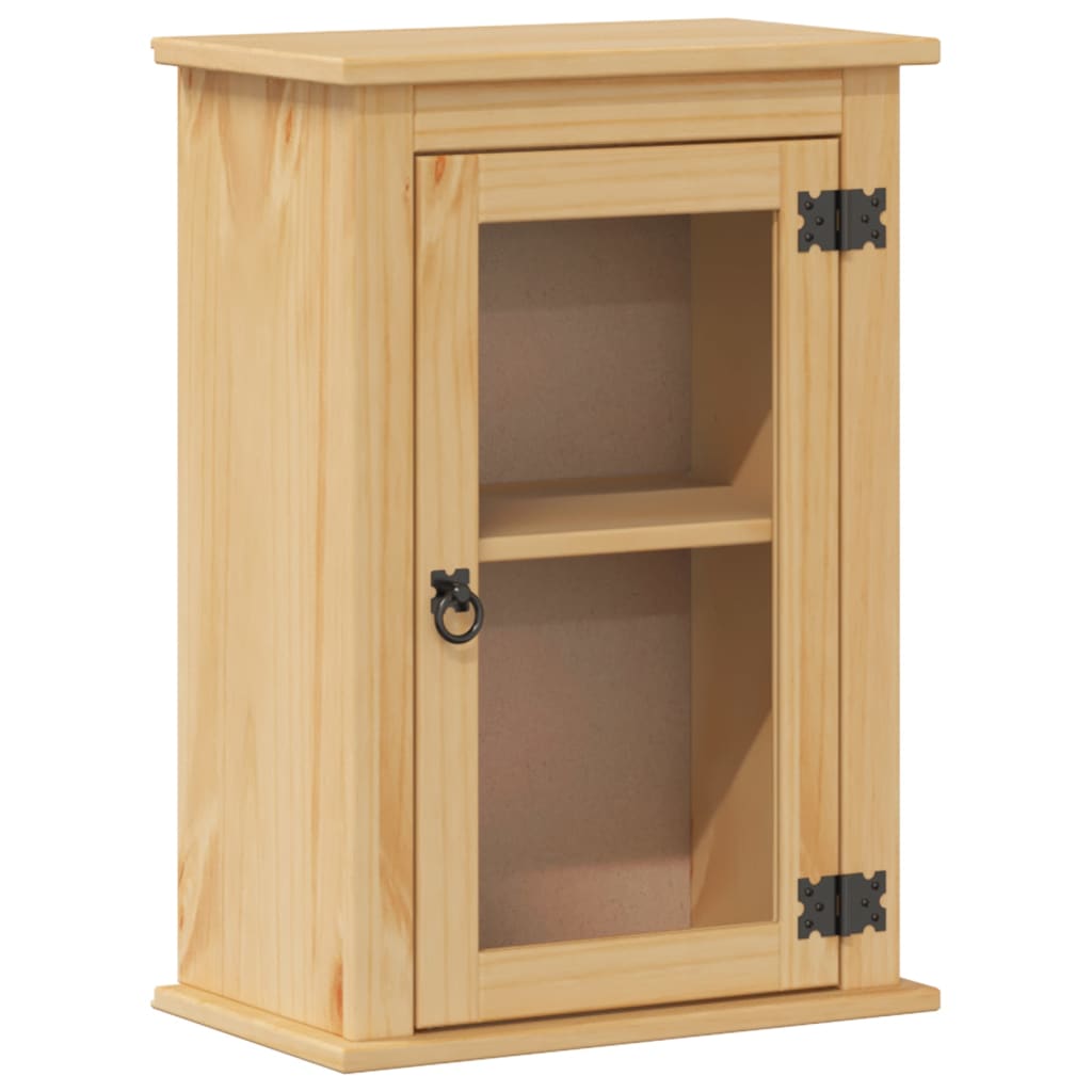 Badkamerwandkast Corona 45x27x64,5 cm massief grenenhout