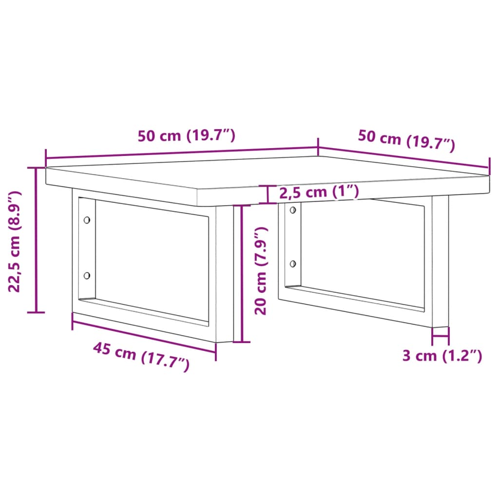 Badkamer wandschap staal en massief beukenhout