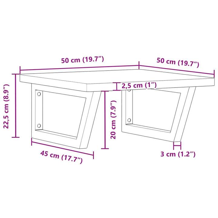 Badkamer wandschap staal en massief beukenhout