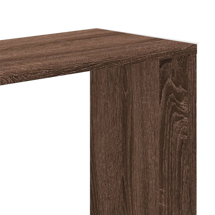 Boekenkast 5-laags 45x23,5x162,5 cm hout bruin eikenkleurig