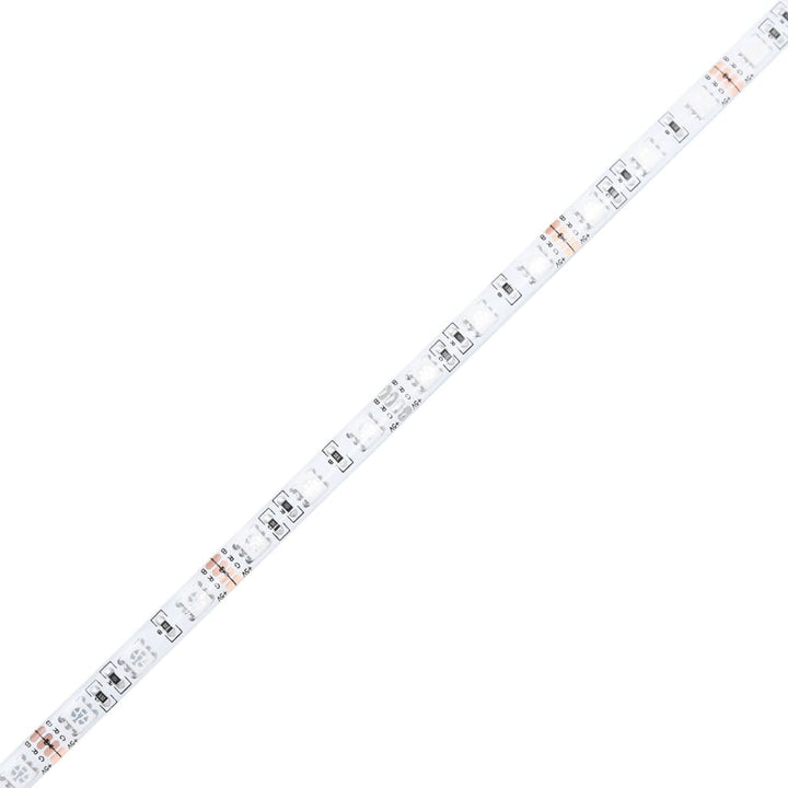 Nachtkastjes met LED's 2 st wandgemonteerd betongrijs