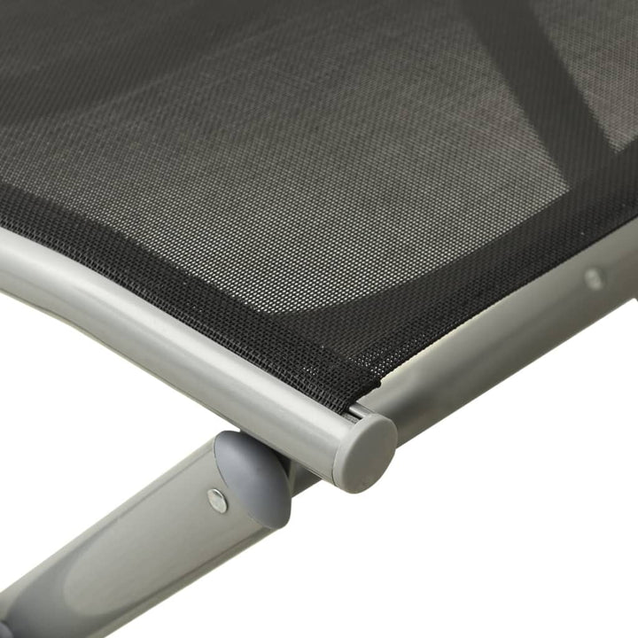 3-delige Loungeset textileen en aluminium zilverkleurig - Griffin Retail